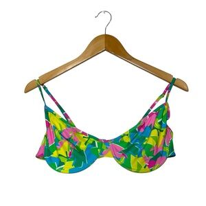 Blackbough Swim | Vibrant Abstract Swim Top | Womens Size XXL